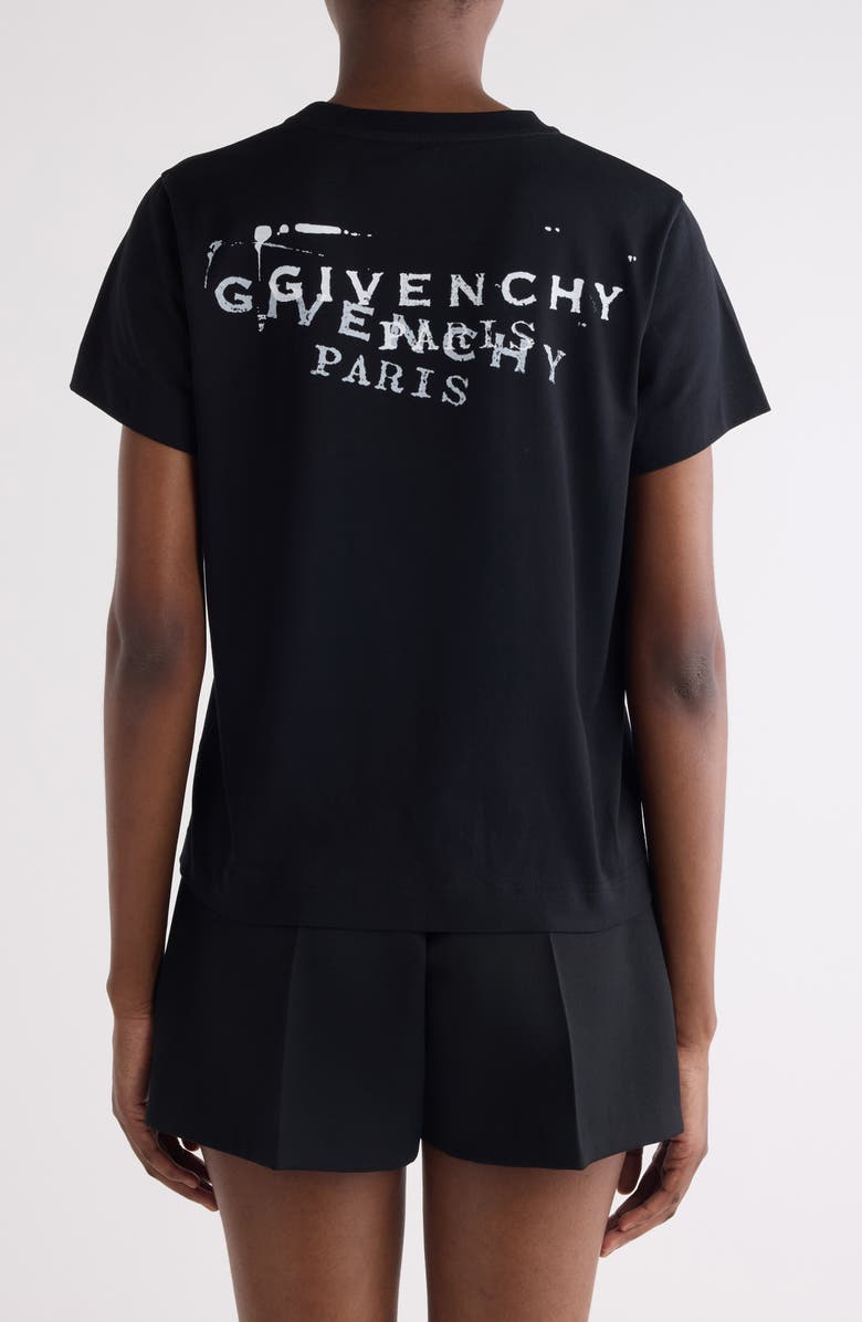 Givenchy Regular Fit Logo Graphic T-Shirt, Alternate, color, Black