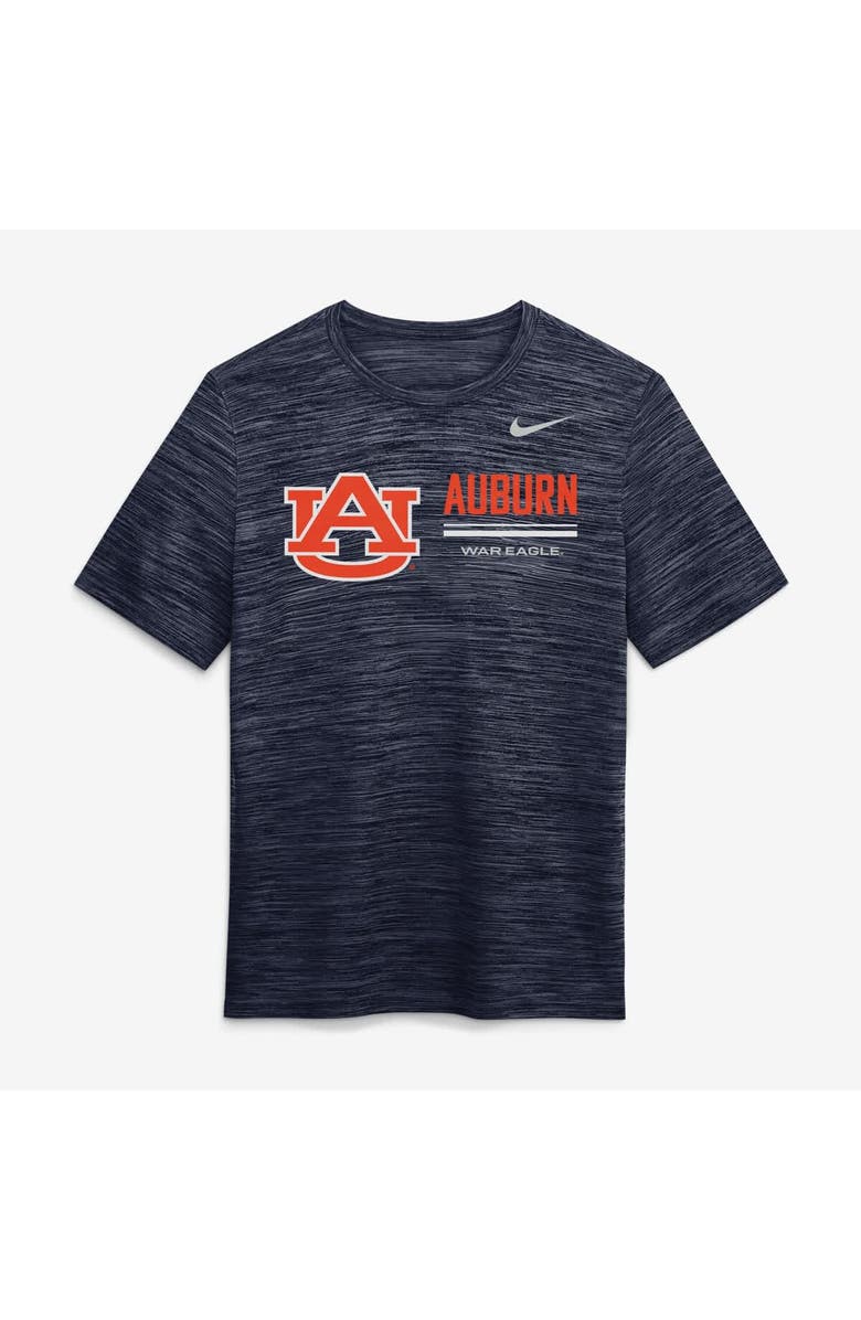 Nike Men's Nike Navy Auburn Tigers Sideline Velocity Dri-FIT T-Shirt, Alternate, color, Navy