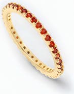 Mint & Lily January Birthstone Eternity Stacking Ring