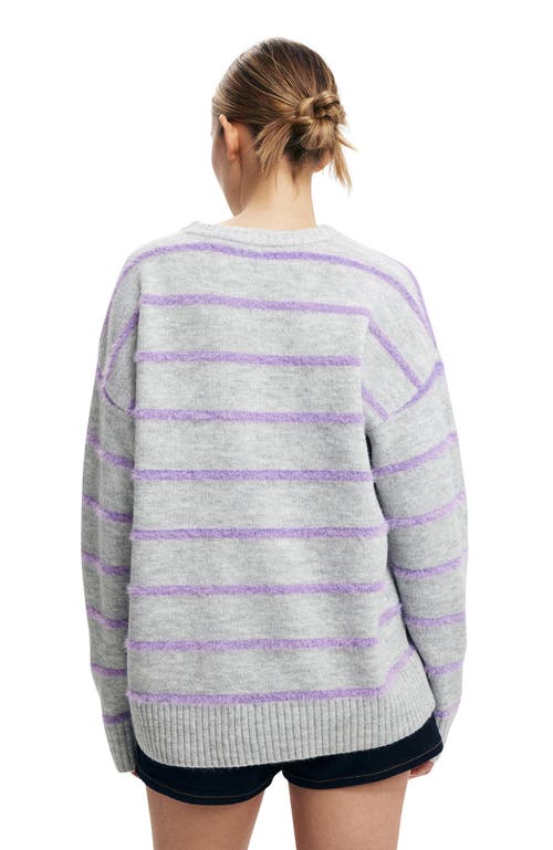 Cotton On Luxe Crew Sweater In Blue
