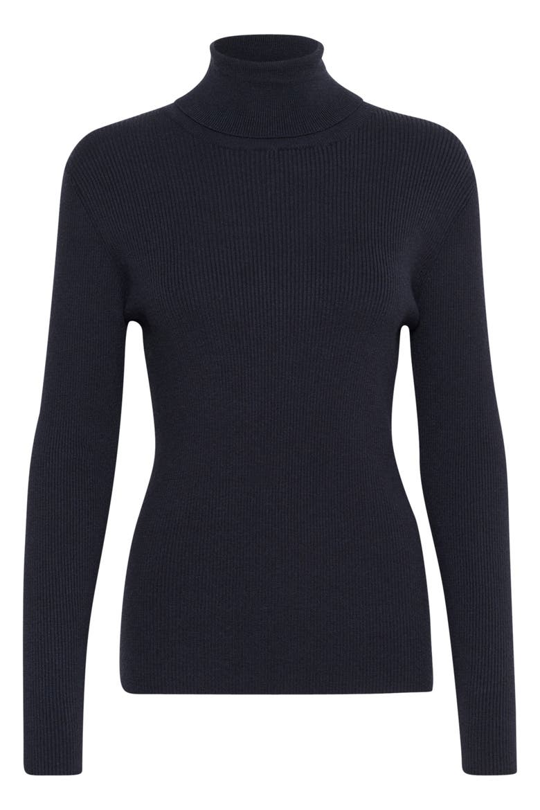 SLSina Rollneck Slim Fit Pullover, Alternate, color, Night Sky