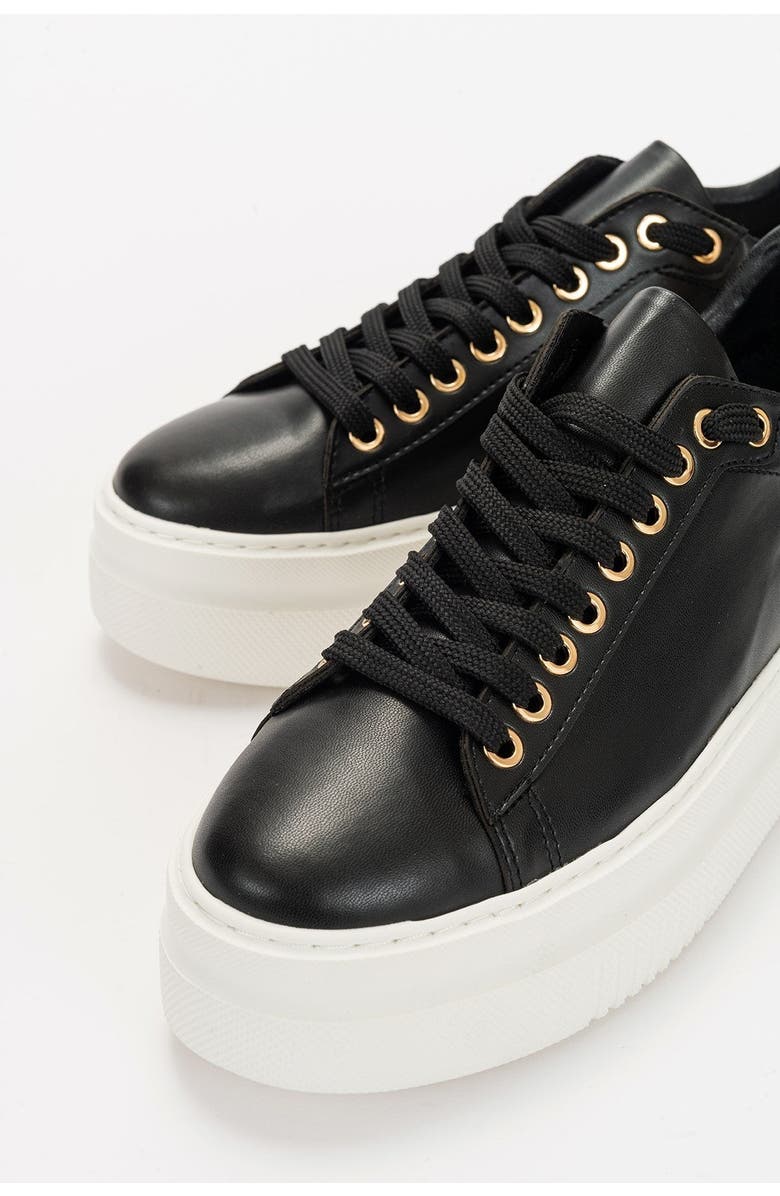 Prologue Shoes Violette Platform Sneakers, Alternate, color, Black