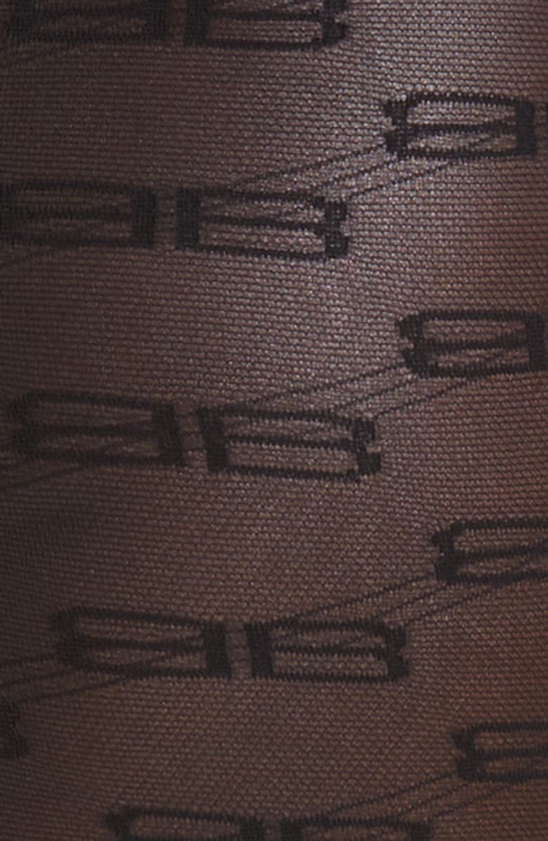 Balenciaga BB Monogram Tights, Alternate, color,