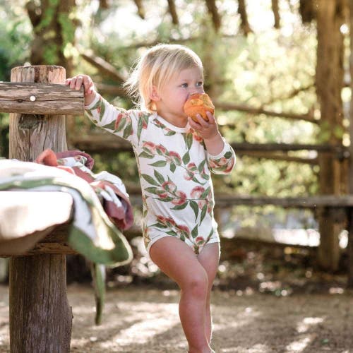 Milkbarn Long Sleeve One Piece In Green