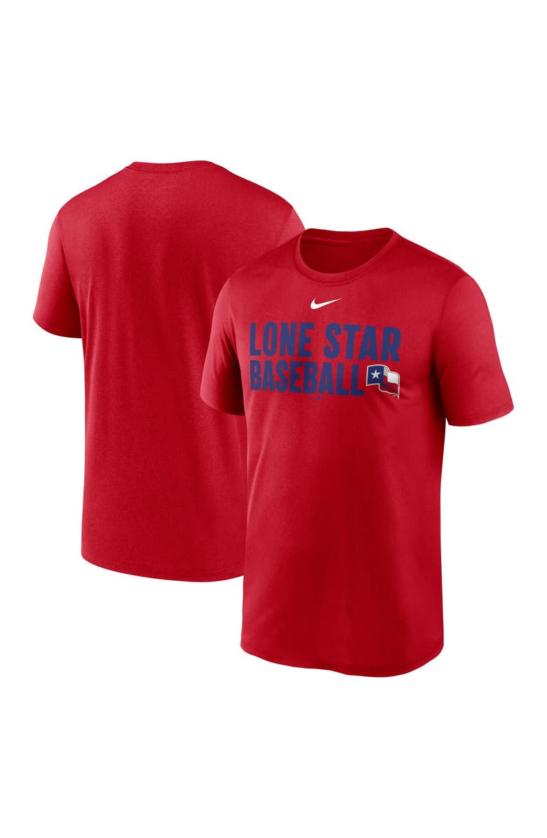 Nike Men's Nike Red Texas Rangers Local Legend Performance T-Shirt, Alternate, color, Red