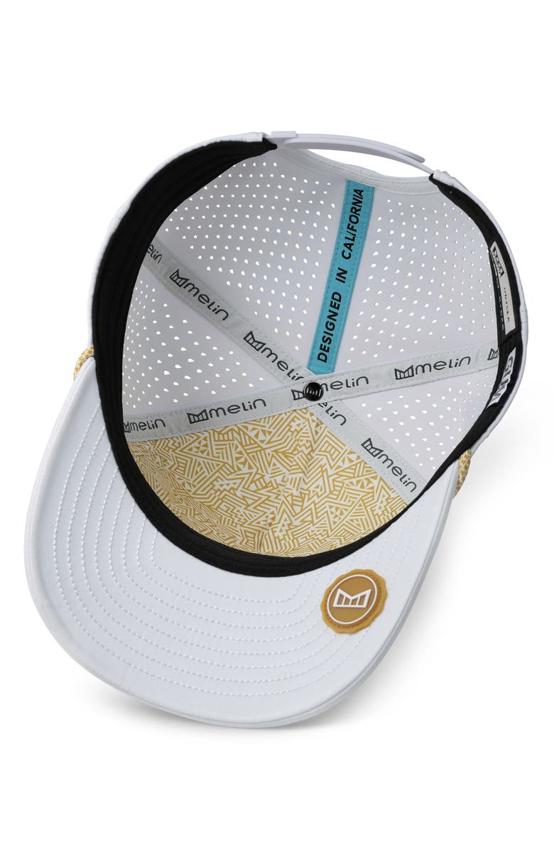 Melin Odysea Hydro Performance Snapback Hat, Alternate, color, White Gum