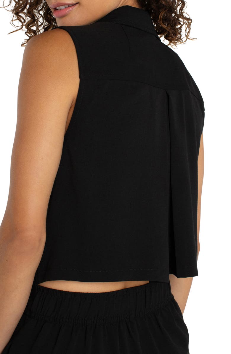 Liverpool Los Angeles Sleeveless Wide Leg Jumpsuit, Alternate, color, 