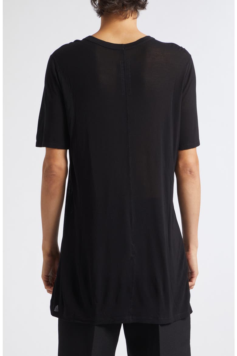 Level T Longline T-Shirt, Alternate, color, BLACK