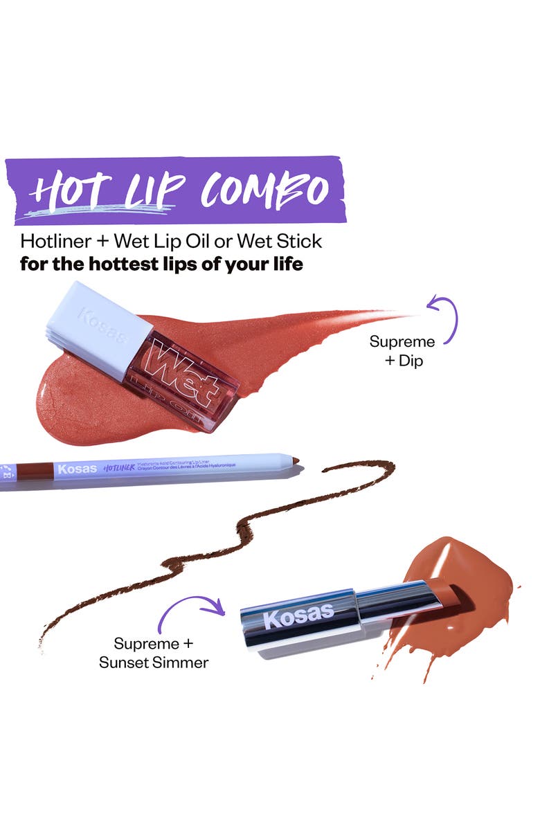 Kosas Hotliner Hyaluronic Acid Contouring Lip Liner, Alternate, color, Supreme