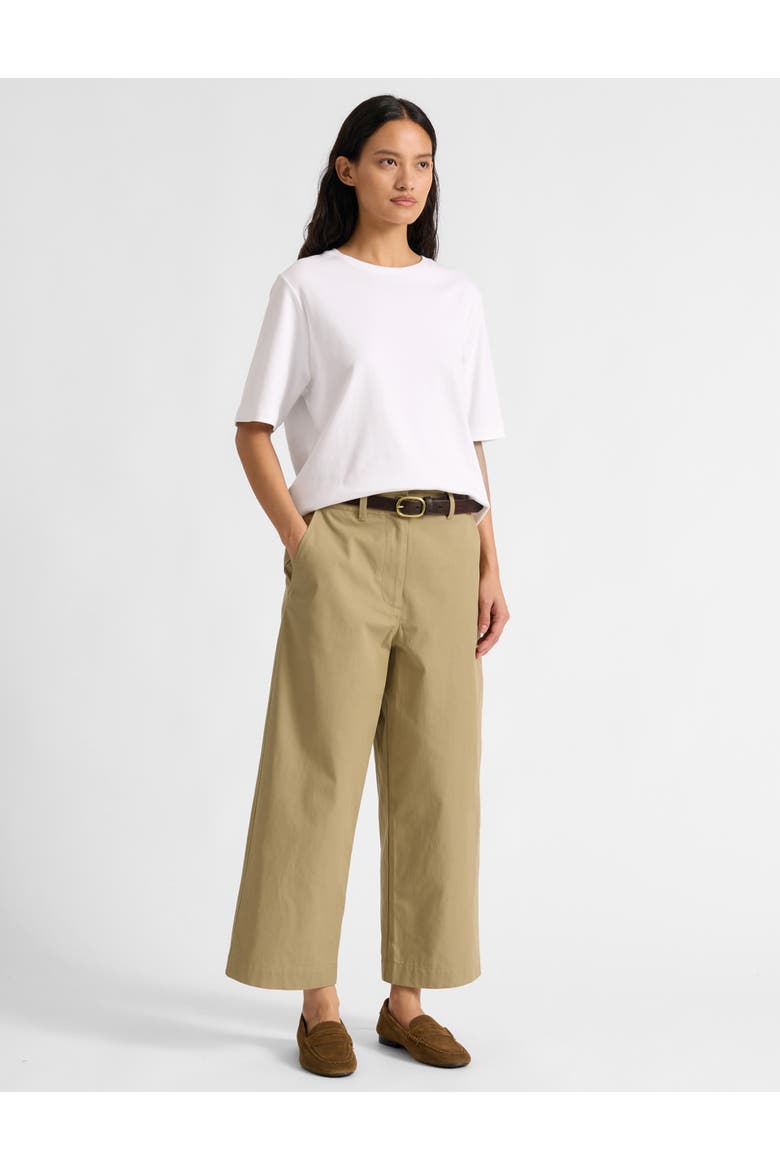 Cropped Barrel Trousers, Alternate, color, Stone