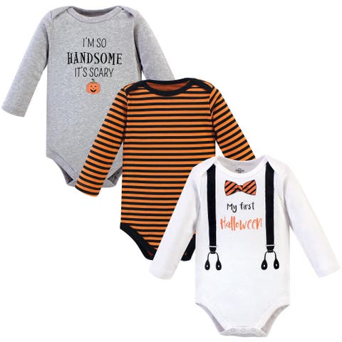 Triple Pack Long-Sleeve Infant Bodysuits