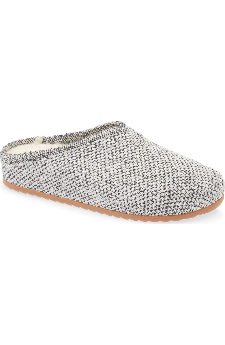 Rothy's The Cozy Faux Shearling Lined Clog, Main, color, Cookies And Cream Boucle