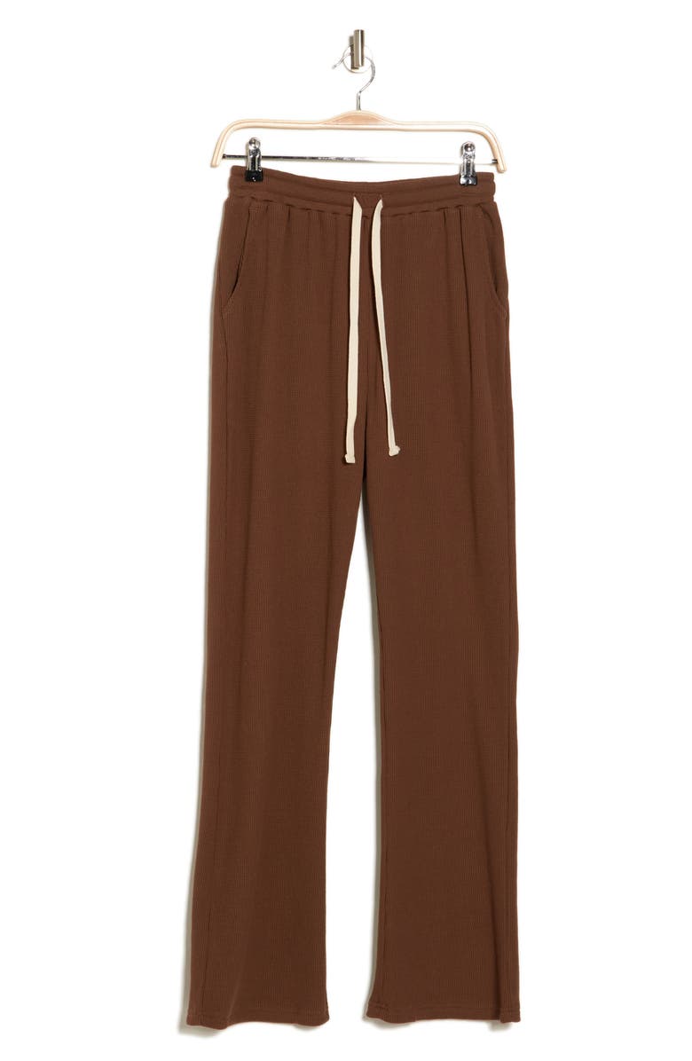 Onia Waffle Knit Flare Leg Pants, Alternate, color,