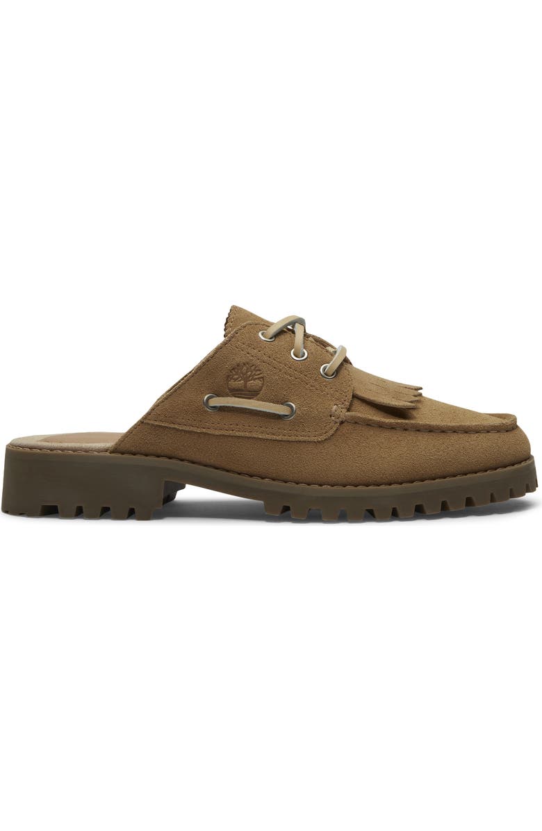 Timberland Authentic 3-Eye Lug Mule, Alternate, color, Medium Beige Suede