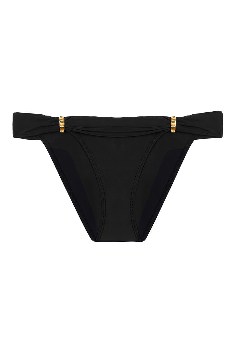 Bia Tube Bikini Bottoms, Alternate, color, BLACK
