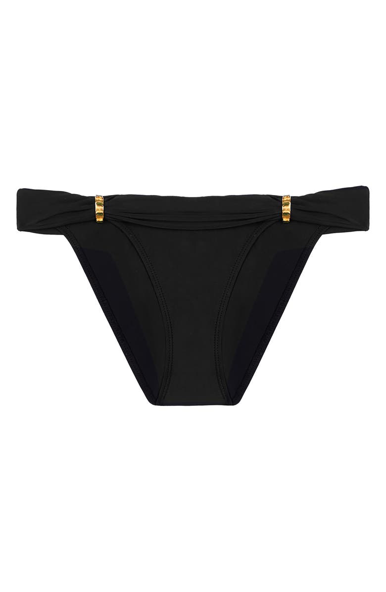 ViX Paula Hermanny Bia Tube Bikini Bottoms, Alternate, color, Black