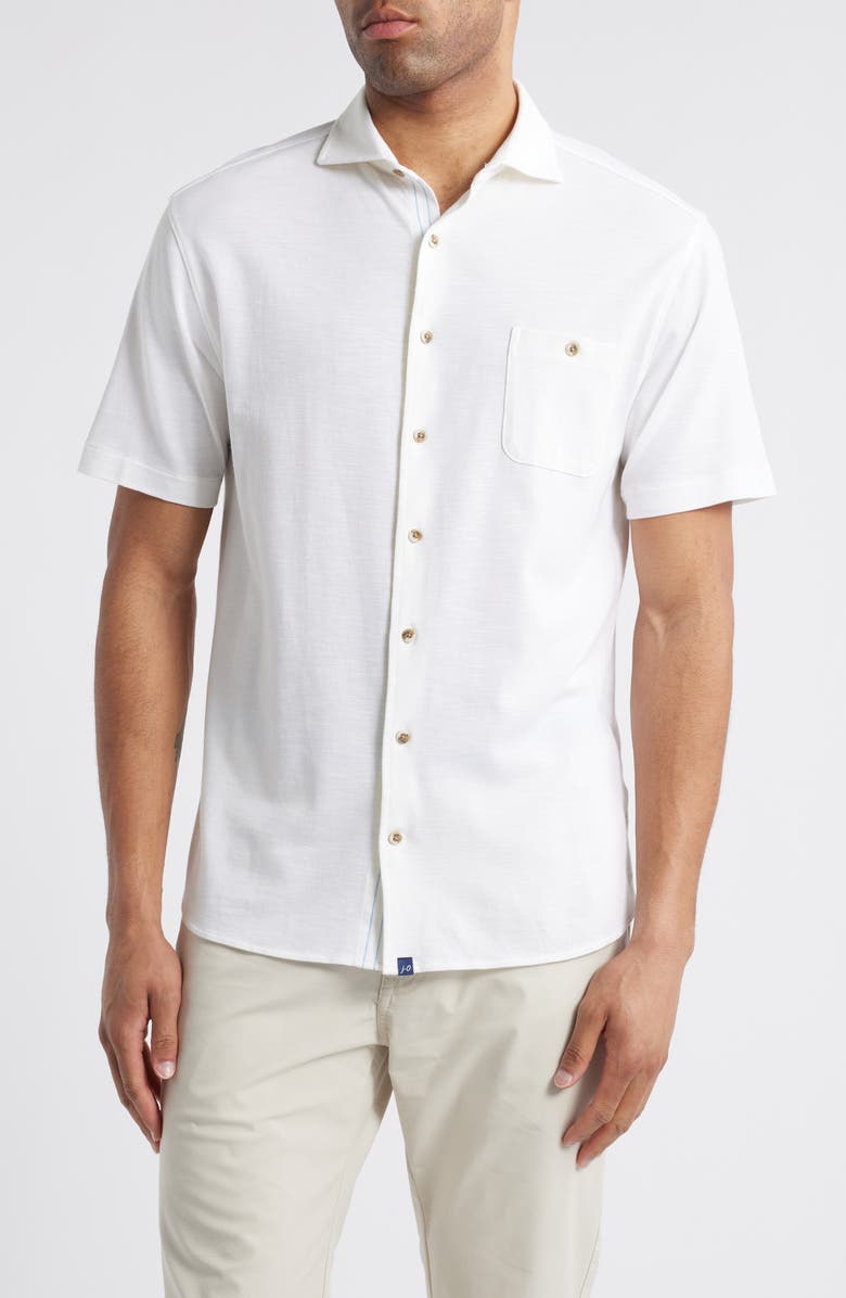 johnnie-O Tasca Short Sleeve Button-Up Shirt, Main, color, 