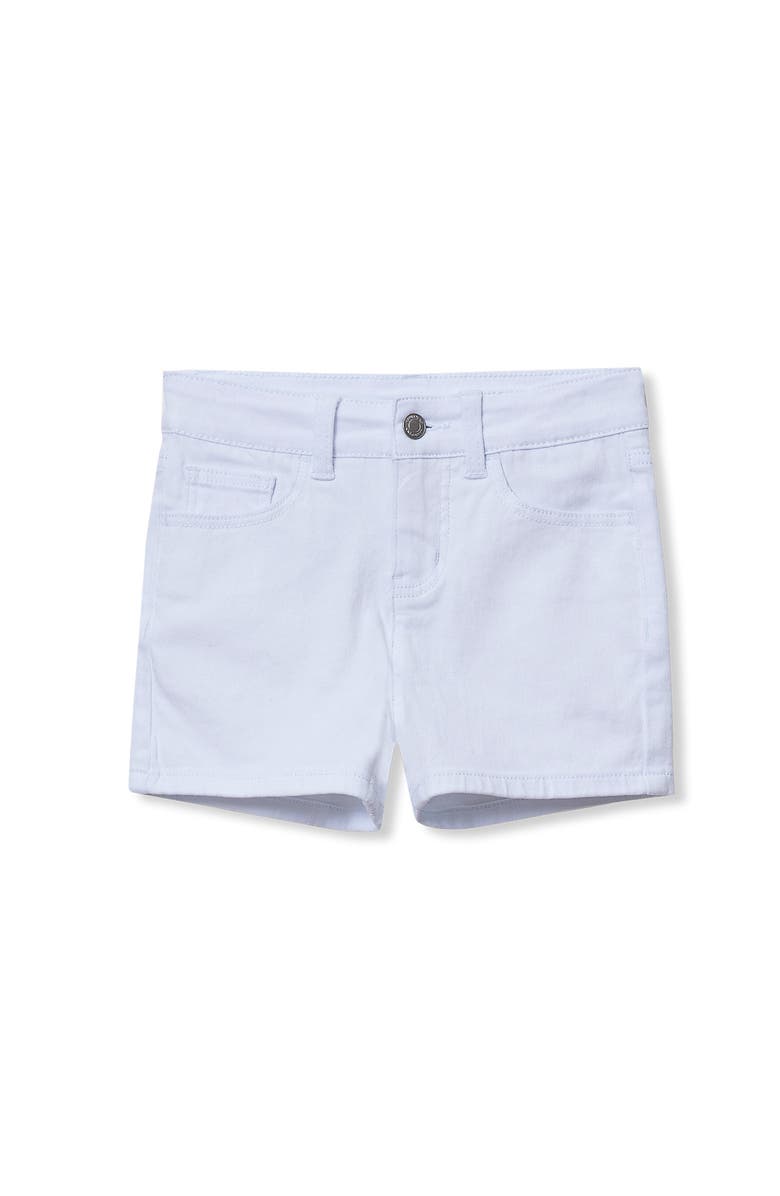 Lands' End Girls Twill 5 Pocket Shorts, Main, color, White