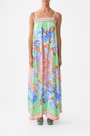 Camilla Wide Strap Sundress Topkapi Pop