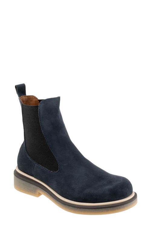 Bueno Wanda Platform Chelsea Boot In Blue