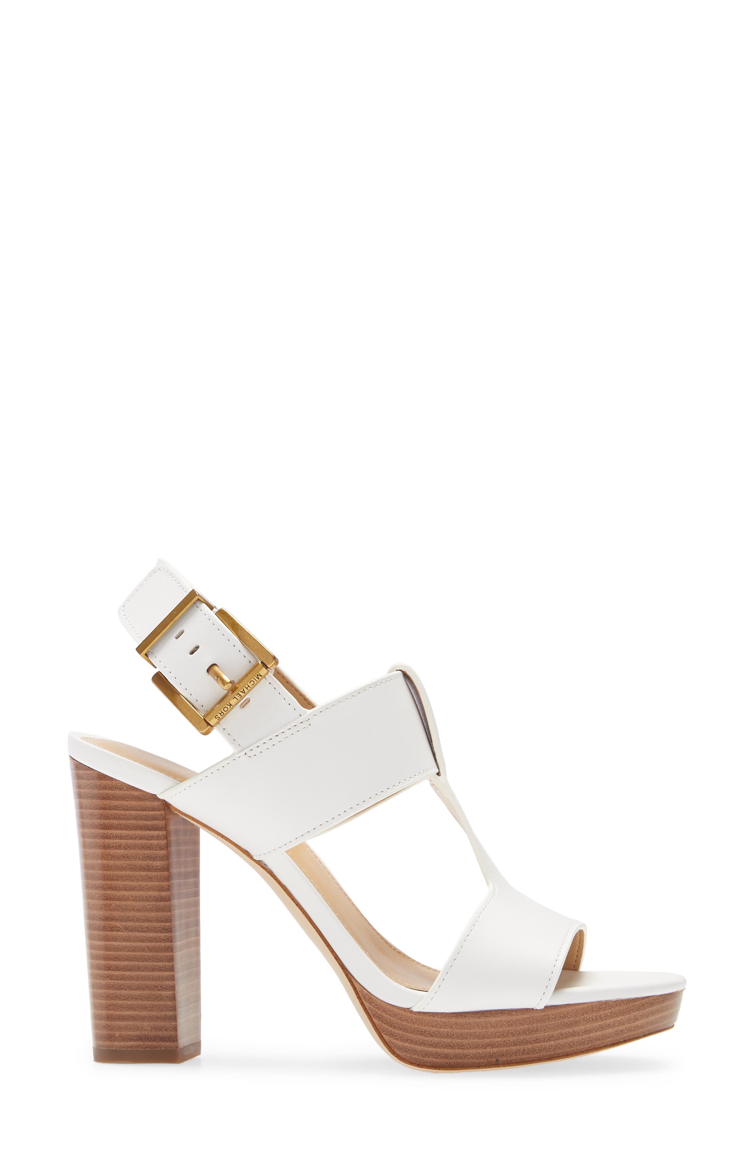 Becker Block Heel Platform Sandal, Alternate, color, OPTIC WHITE LEATHER