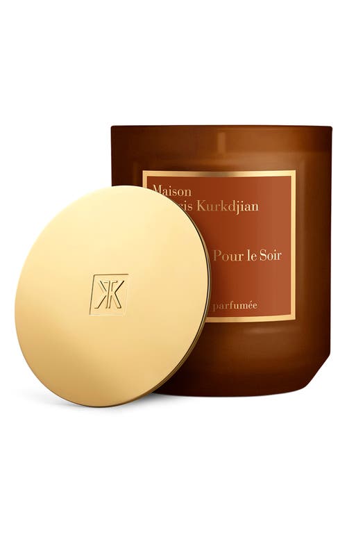 Maison Francis Kurkdjian Pour Le Soir Scented Candle In Transparent