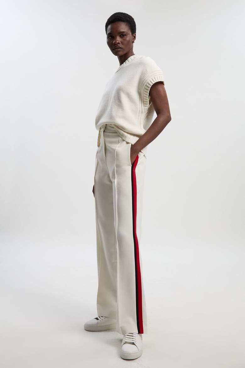 Tailored Straight Leg Trouser, Alternate, color, Ivory