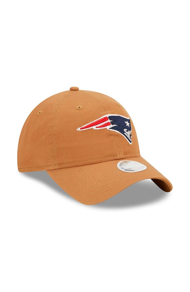 New Era Women's New Era Brown New England Patriots Core Classic 2.0 9TWENTY Adjustable Hat, Alternate, color, 