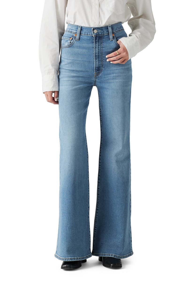 Levi's<sup>®</sup> Ribcage Bells Flare Leg Jeans, Main, color, 