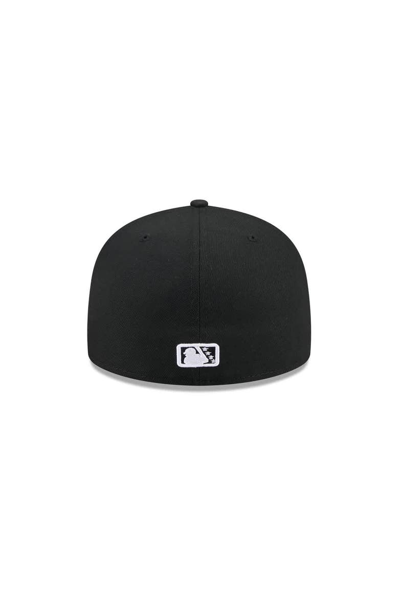 Men's New Era  Black Wichita Wind Surge Theme Nights 59FIFTY Fitted Hat, Alternate, color, Black