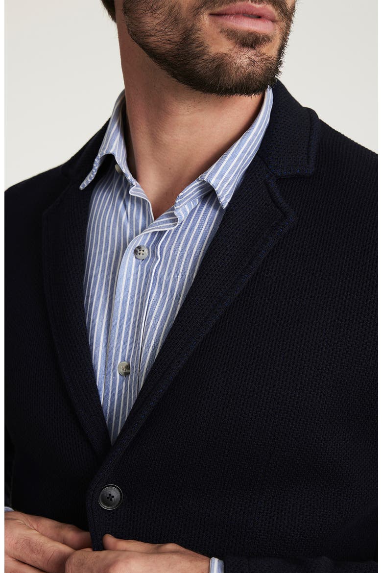 Double Face Blazer, Alternate, color, NAVY