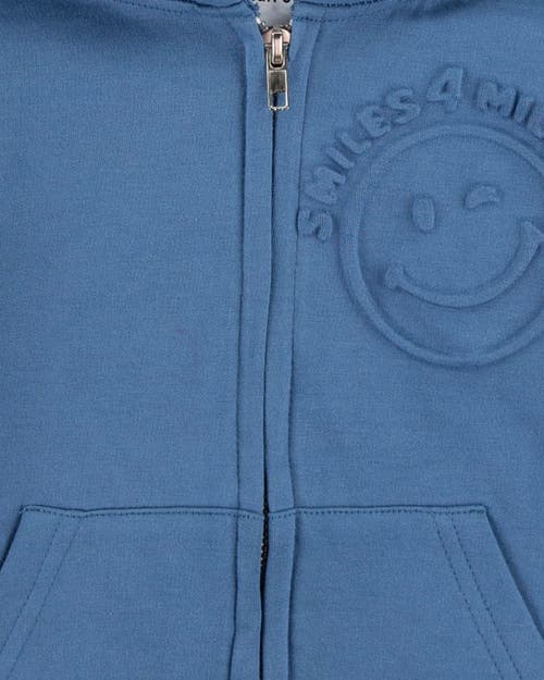 Sovereign Code Louis Zip-up Hoodie In Blue