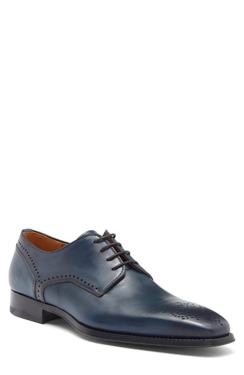 Magnanni blue suede shoes online