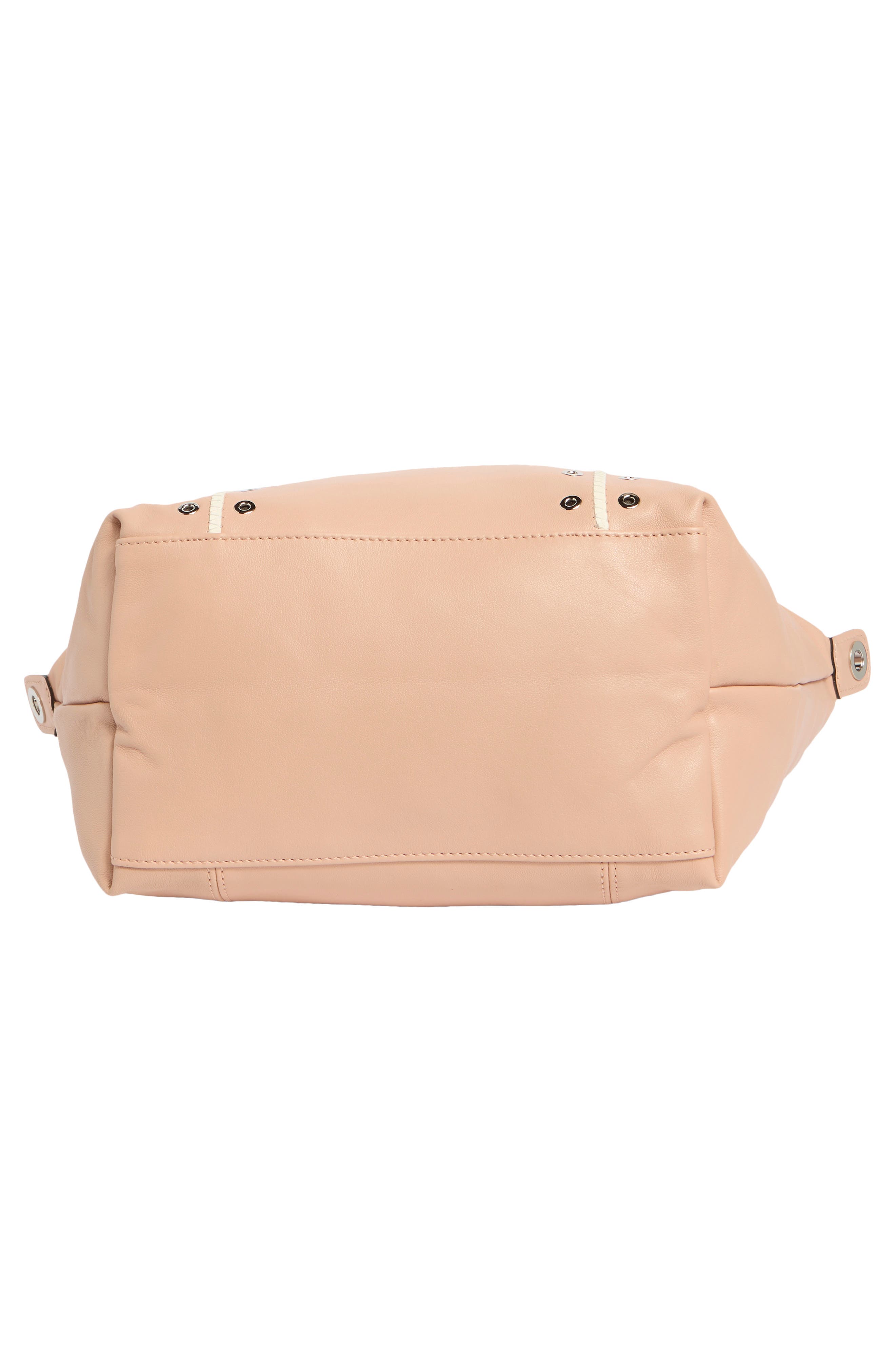 Longchamp Oeillet Small Shoulder Bag, Alternate, color, Powder Pink