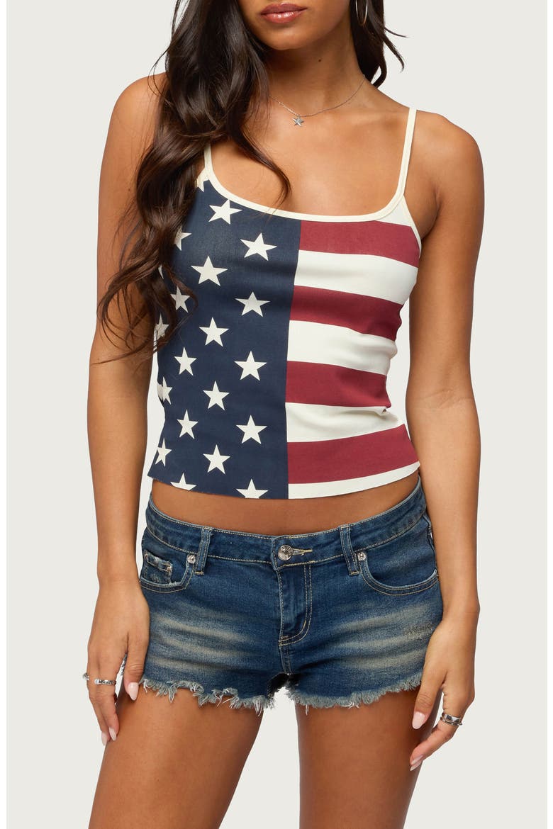 USA Lover Camisole, Main, color, CREAM
