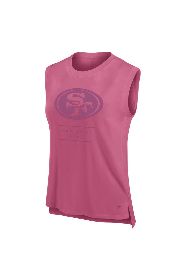 Women's Fanatics Pink San Francisco 49ers Studio Embrace Tank Top, Alternate, color, Pink