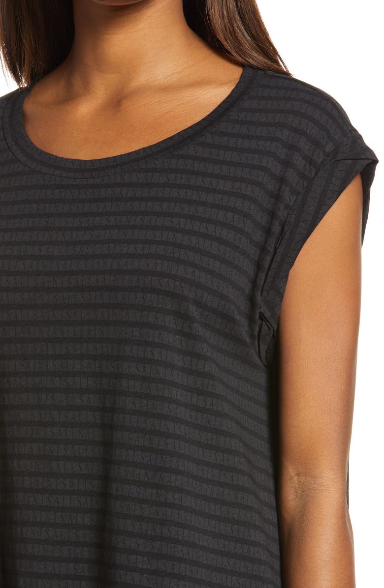 AllSaints Sanza Stripe High/Low Top, Alternate, color,