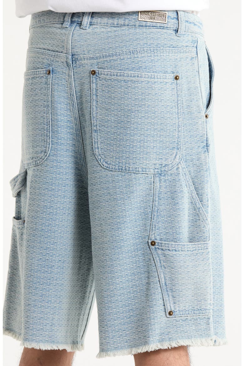 Novelty Denim Shorts, Alternate, color, LIGHT INDIGO