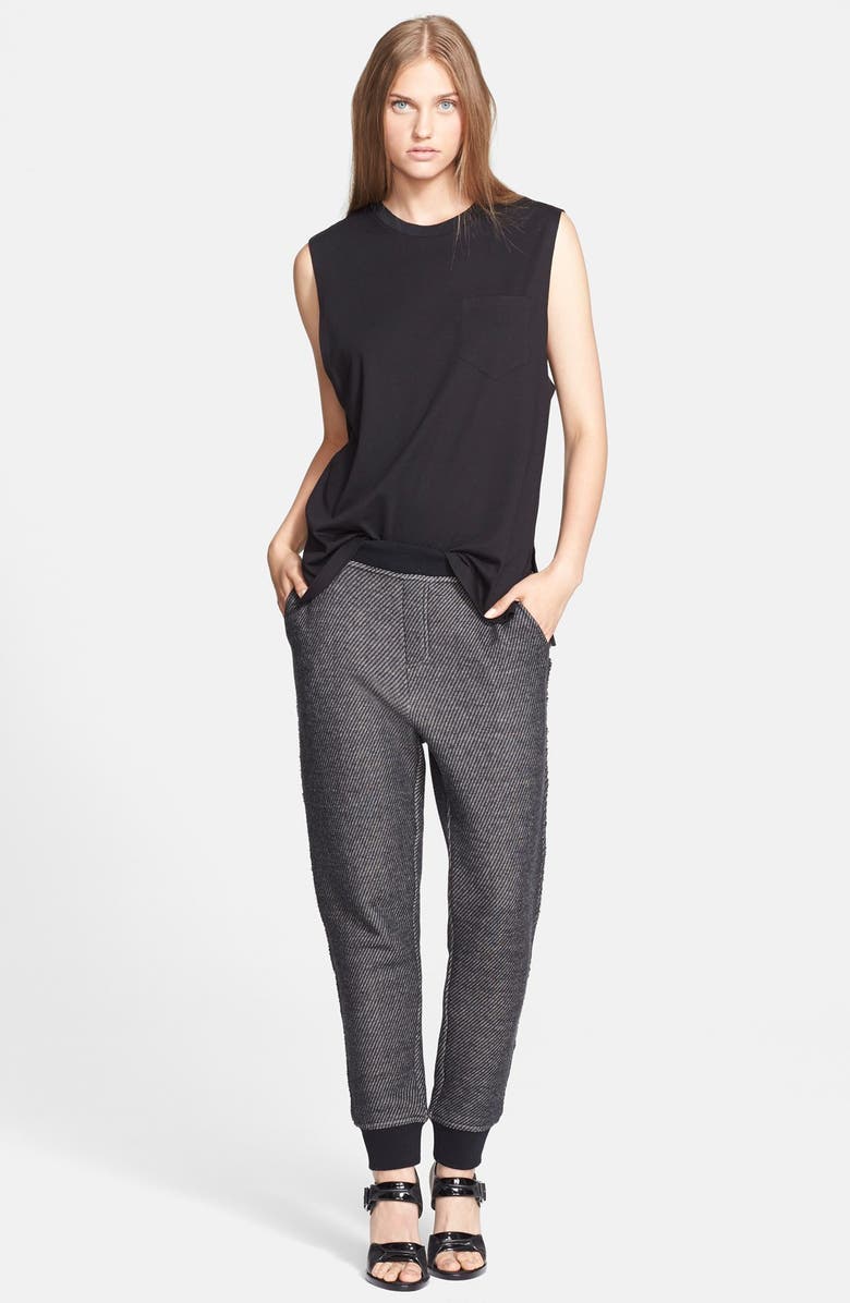 alexanderwang.t T by Alexander Wang Jersey Muscle Tank, Alternate, color,