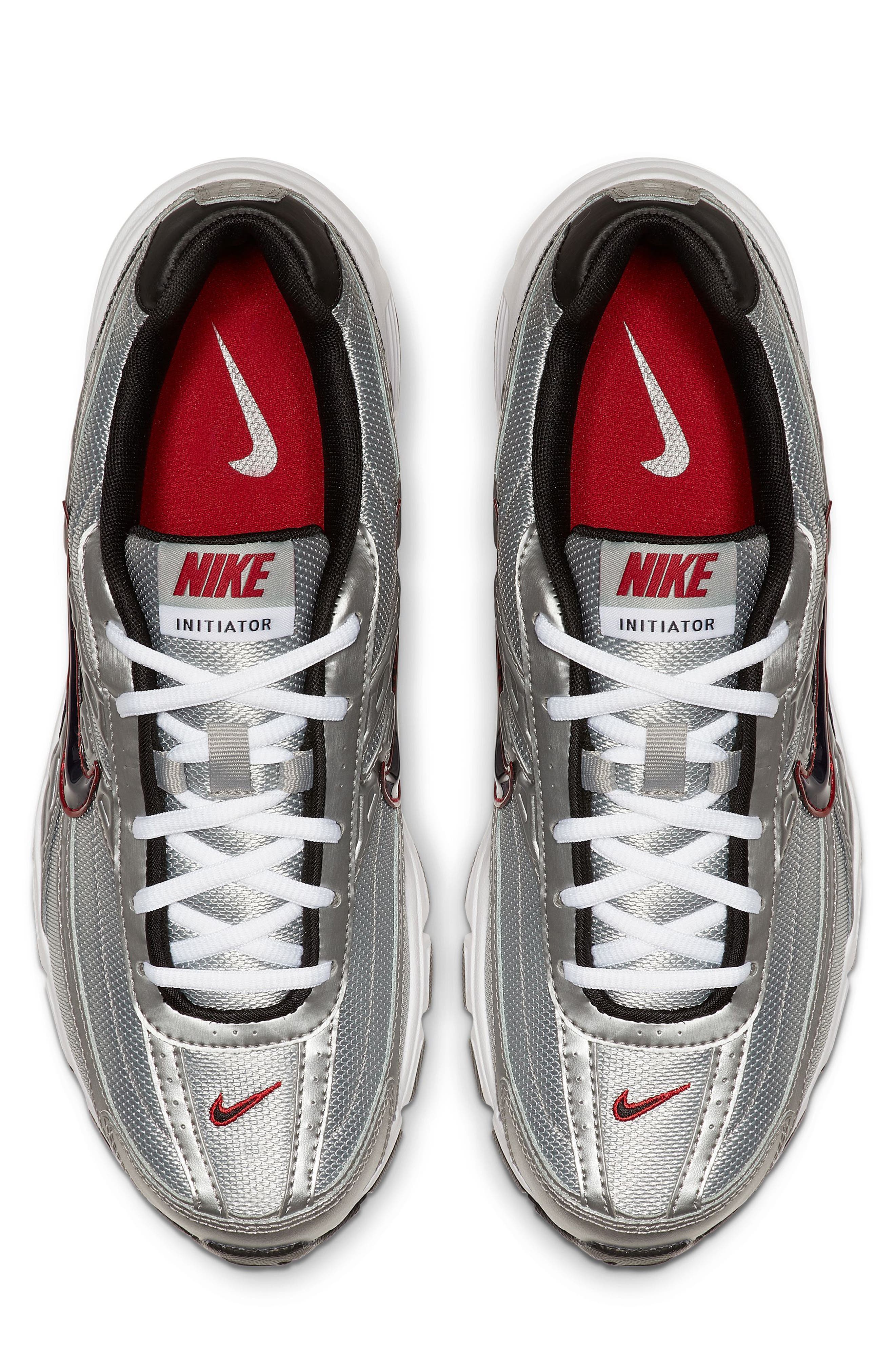 Nike Initiator Running Shoe, Alternate, color, Metallic Silver/ Black