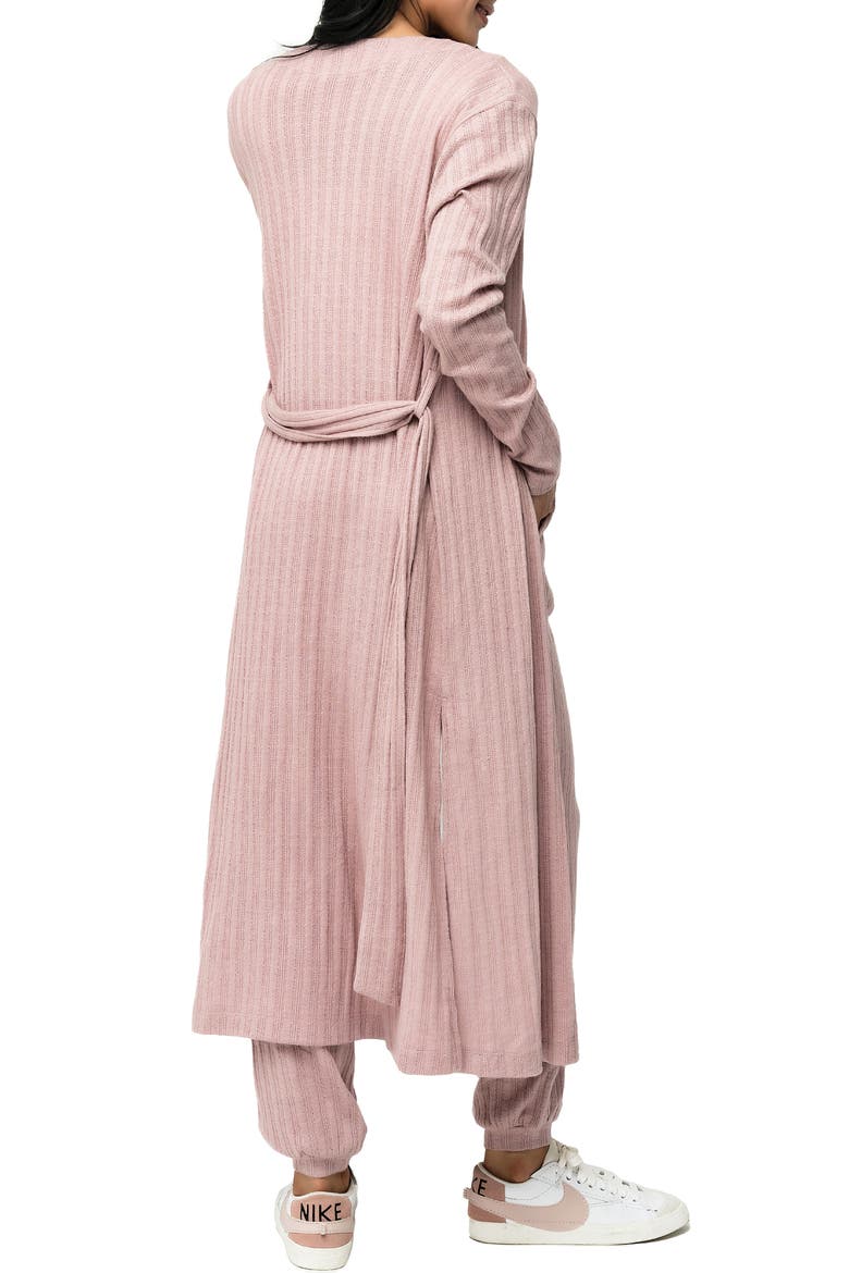 Belted Duster, Alternate, color, MAUVE