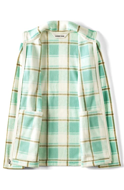 Lands' End Anyweather Fleece Full Zip Jacket In Multi