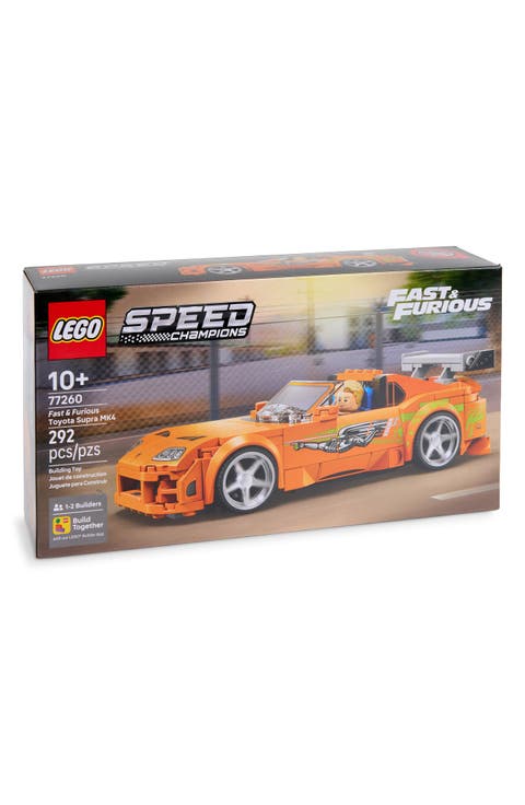 Kids' Speed Champions Fast and Furious Toyota Supra MK4 Building Set 77260
