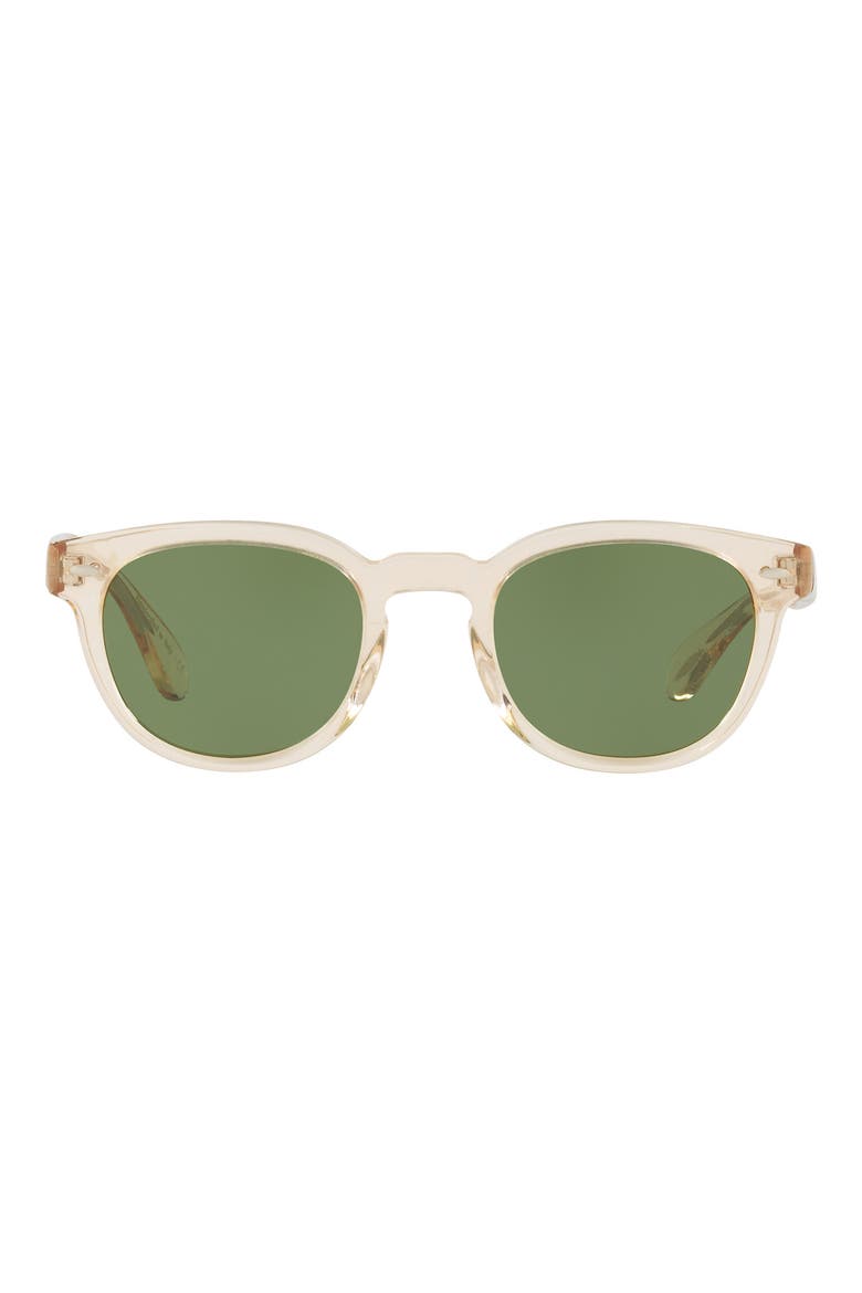 Sheldrake 49mm Phantos Sunglasses, Main, color, LITE BEIGE