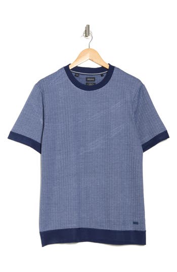 Buffalo Jeans Wileo Crewneck T-shirt In Navy Combo