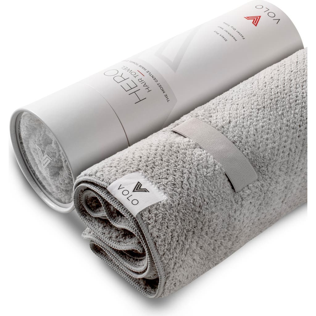 VOLO Super Hero XL Hair Towel in Luna Gray  product