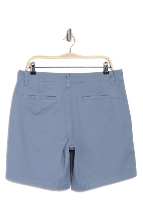 14th & Union Wallin Stretch Twill Chino Shorts In Blue Chip