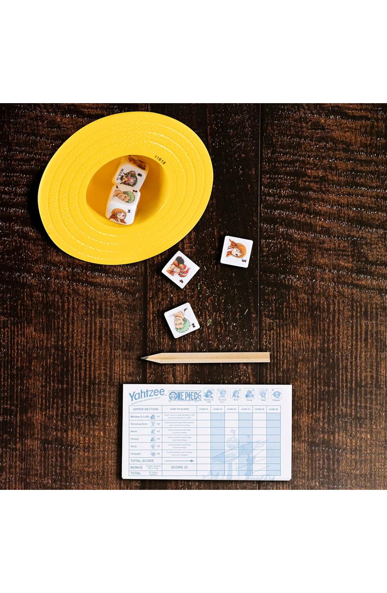 YAHTZEE One Piece Family Dice Game, Ages, Alternate, color, Multicolored