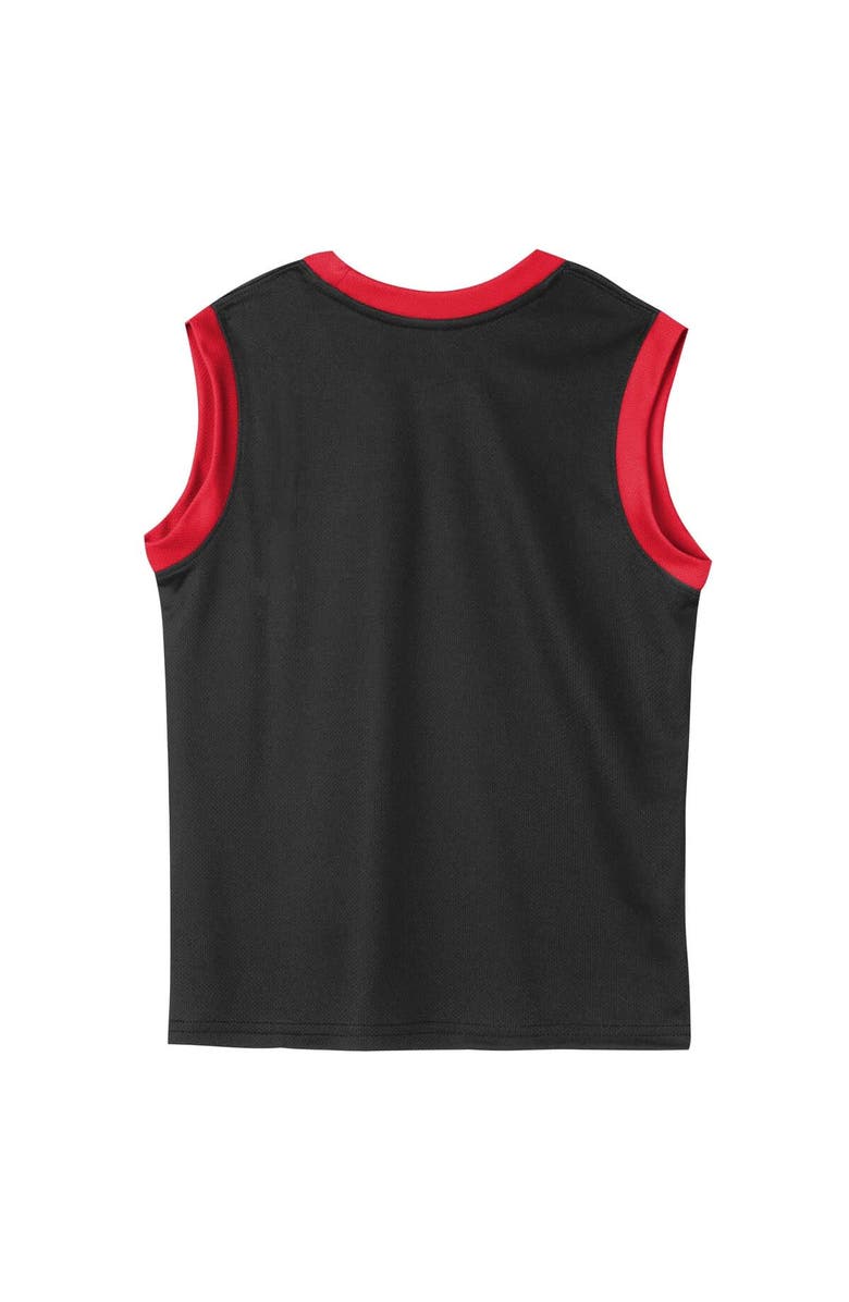 Nike Preschool Black Chicago Bulls Mesh Tank Top and Shorts Set, Alternate, color, Black