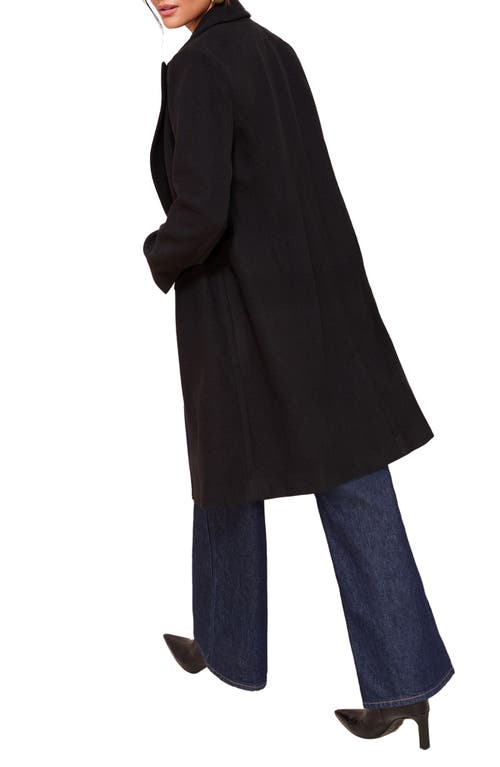 Friends Like These Front Snap Coat In Black